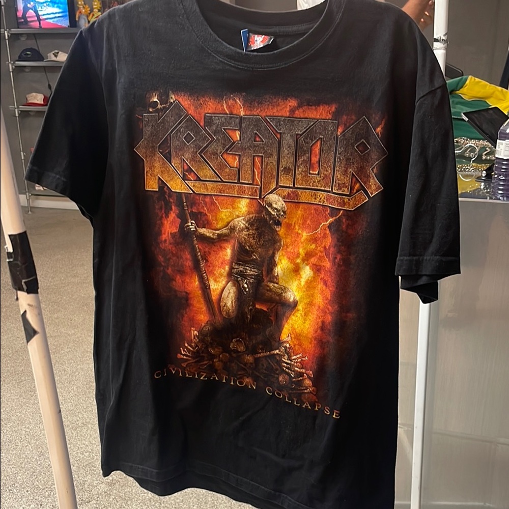 Kreator Band Tee Black Graphic T-Shirt